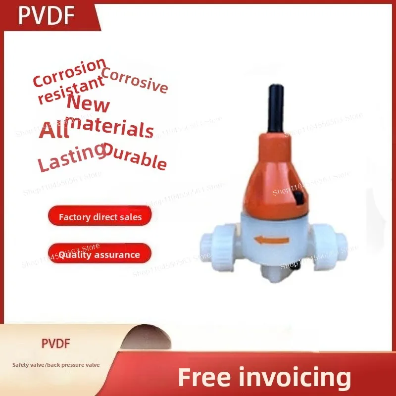 PVDF safety valve (back pressure )