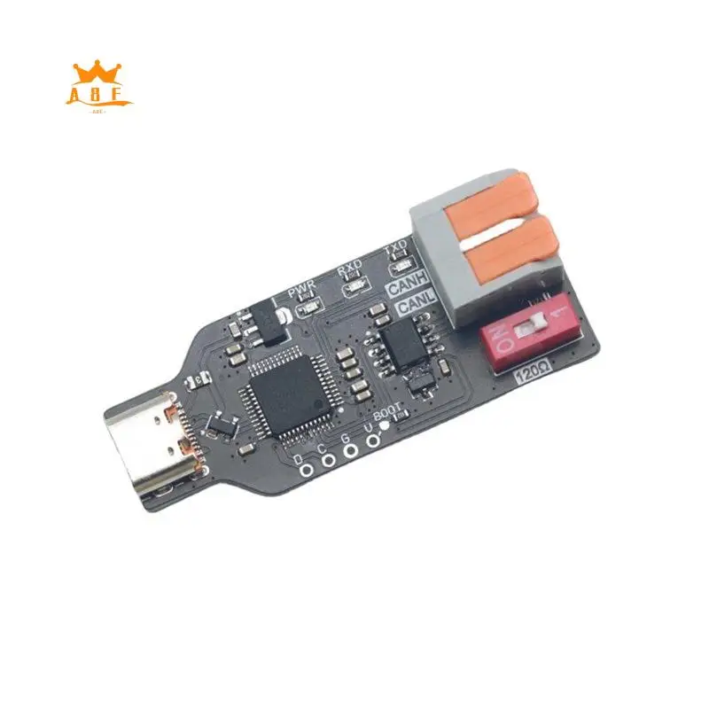 A08E-USBCAN USB To CAN Converter Linux Driver-Free Use Socketcan Compatible With For PCAN 6.3V-50V