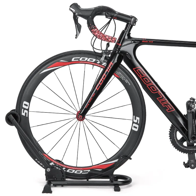 Bicycle parking rack Portable plug-in parking rack Dual pole mountain bike support rack Display rack