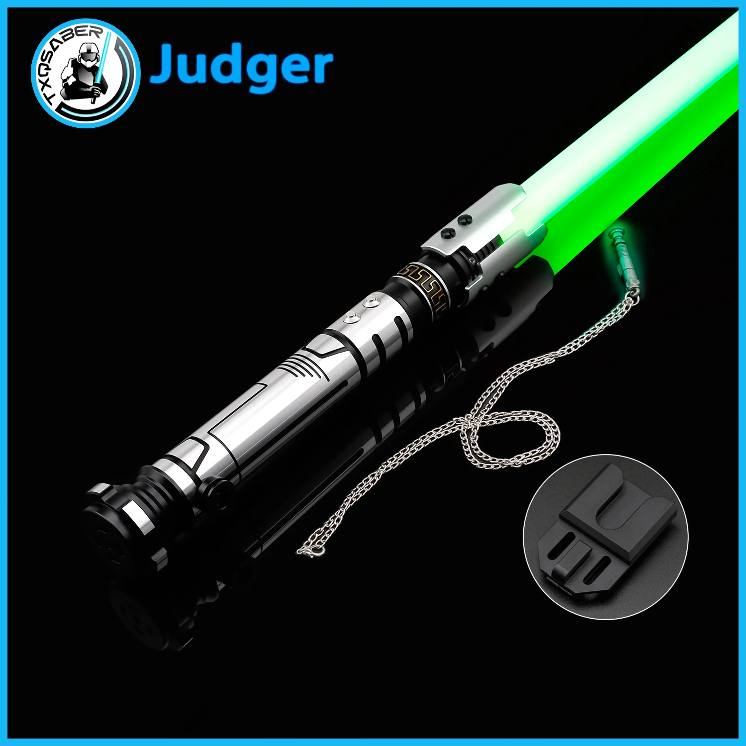 

TXQSaber Судьящик Световой меч RGB Heavy Dueling Премиум NeoPixel Proffie Лазерный меч Bluetooth Управление Металлическая рукоять Косплей Подарки