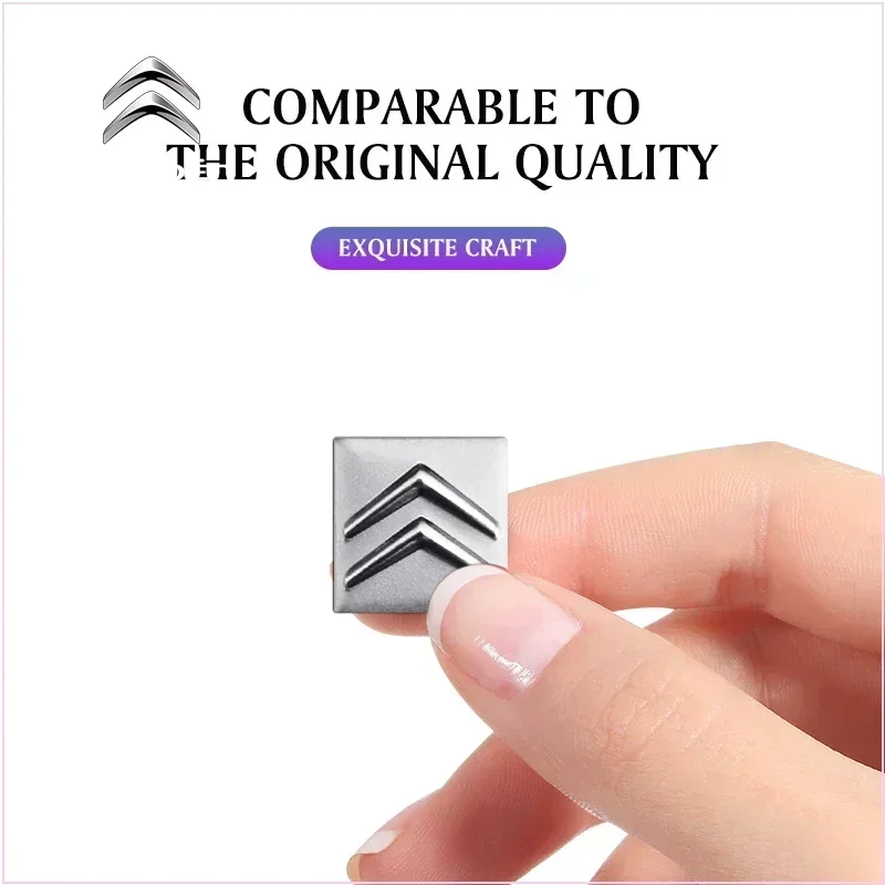 Car Sticker Aluminium Auto Keys Decoration Decal Accessories for Citroen Jumpy Grand Picasso Cactus C2 C4 C3 C5 C1 Car Stickers
