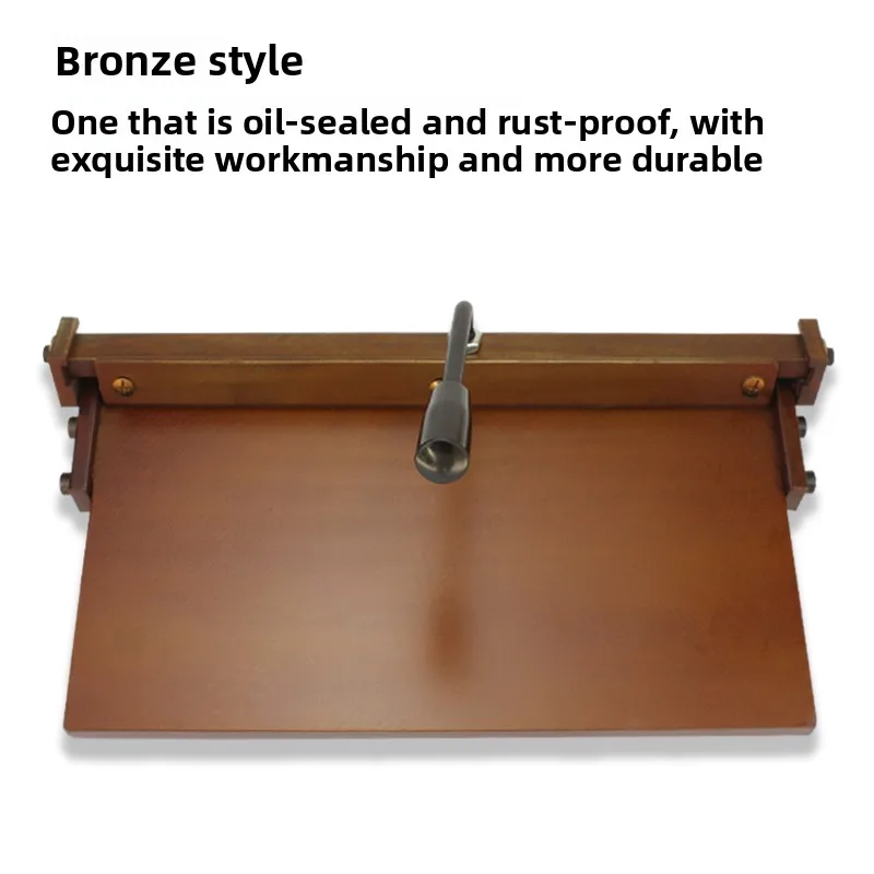 Stainless steel manual folding machine, manual bending machine, wallet creasing machine, leather adhesive folding machine