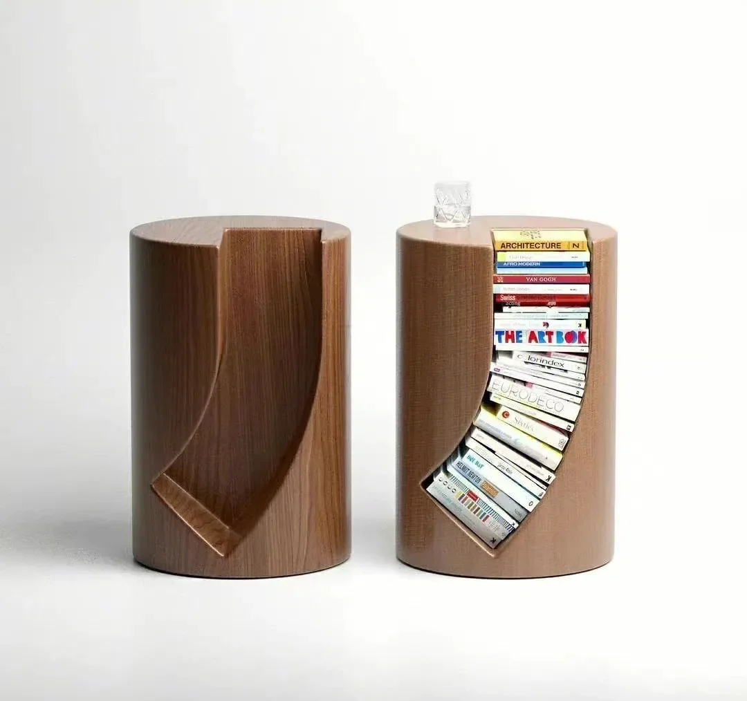 Popular Edge Tables for The Same Collection of Books Creative Book Cabinets Creative Storage of Books Table Collection Desk