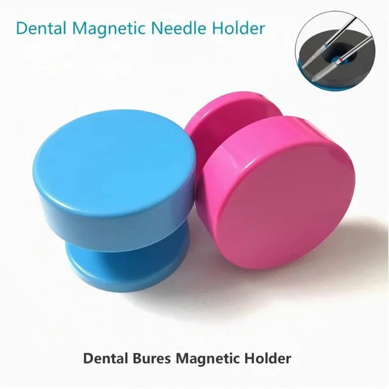 

Dental material bur magnetic holder Diamond bur placement rack Lab grinding head suction cup magnet holder Magnetic bur base