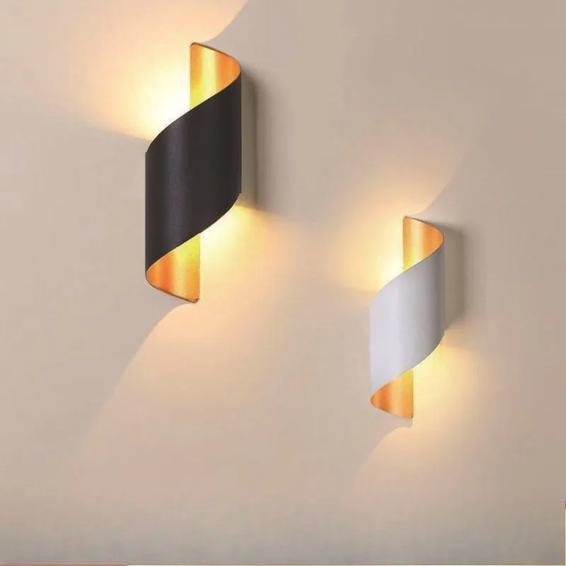 

Светодиодный уличный настенный светильник, водонепроницаемая подсветка для гостиной, креативный светильник вверх и вниз, светильник для двора, коридора с именной табличкой