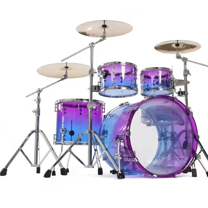 Acrylic Musical Instruments New Design Drum Set Professional  Drum Kits