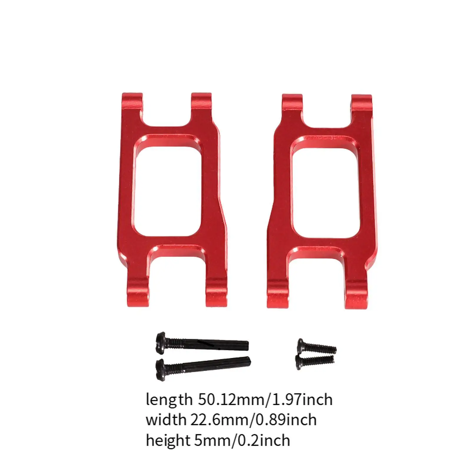 Kit de actualización de Metal de brazos inferiores traseros de coche RC 1:18, brazos de suspensión trasera, brazos de Control inferiores de coche RC, piezas de vehículos RC para 18101 18102