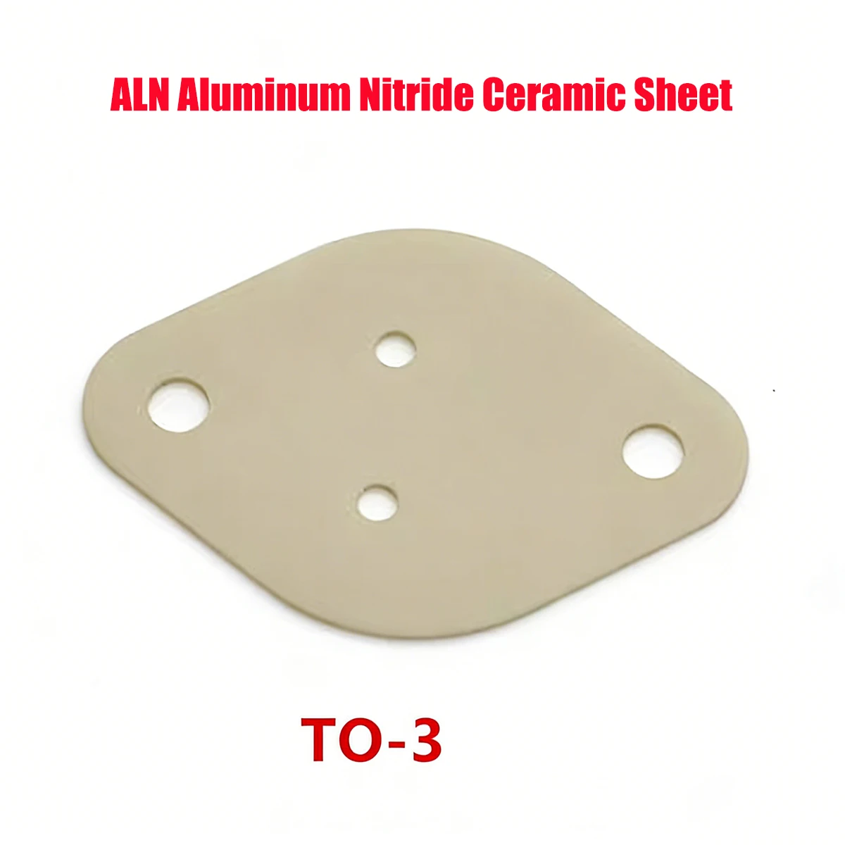 AlN Ceramic Substrates High Thermal Conductivity  for TO-3 MOSFET Semiconductor Cooling Applications