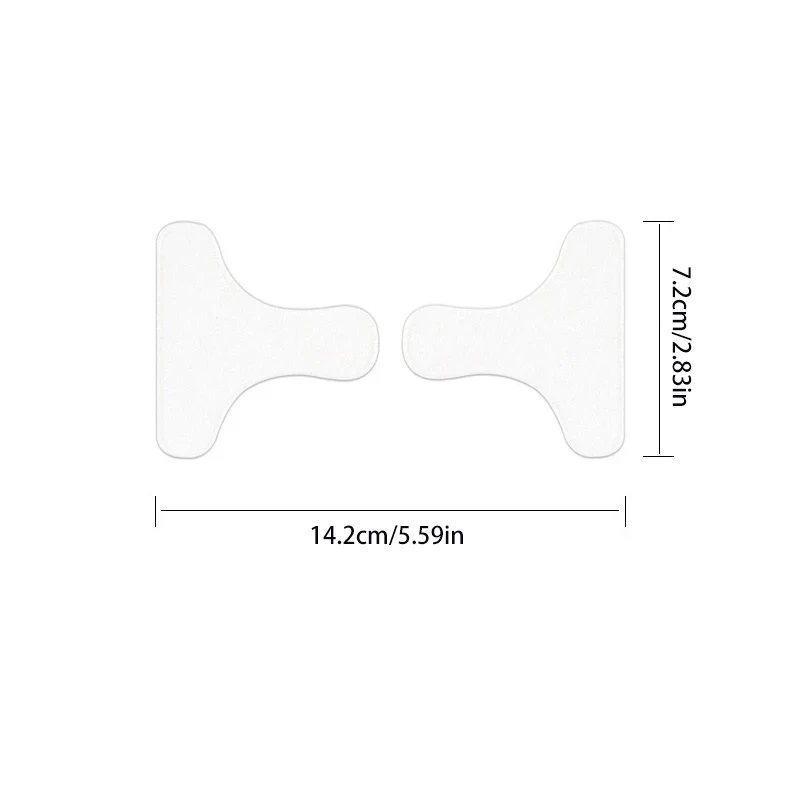 1 paar herbruikbare siliconen ooglapje T-vormige ooglapje Draagbare gezichtsverzorging Overnachting Verwijder lijnen Gezichtsschoonheidstool