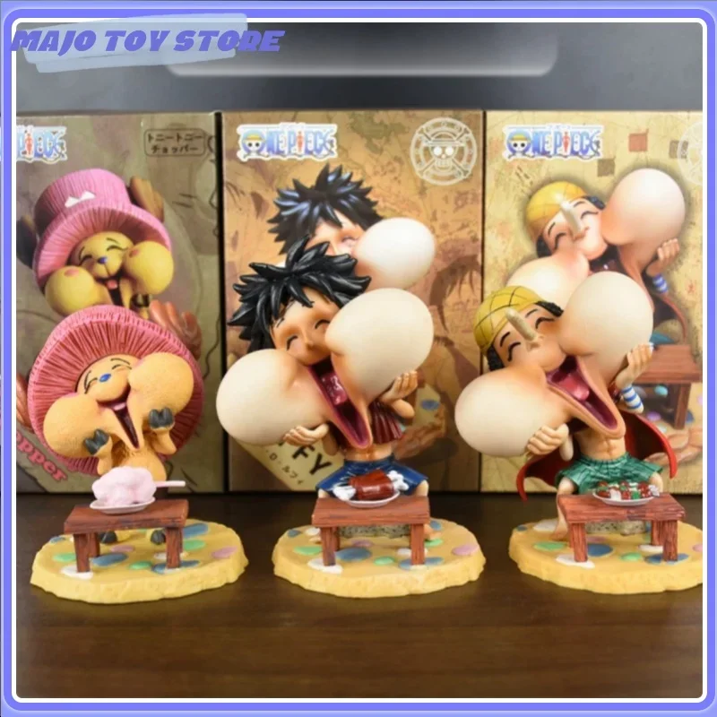 One Piece Chopper Luffy Usopp Pvc Cartoon Action Figure  Anime Periphery Model Collection Ornament Desktop Figurin toy gift