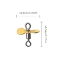 100Pcs Golden Large