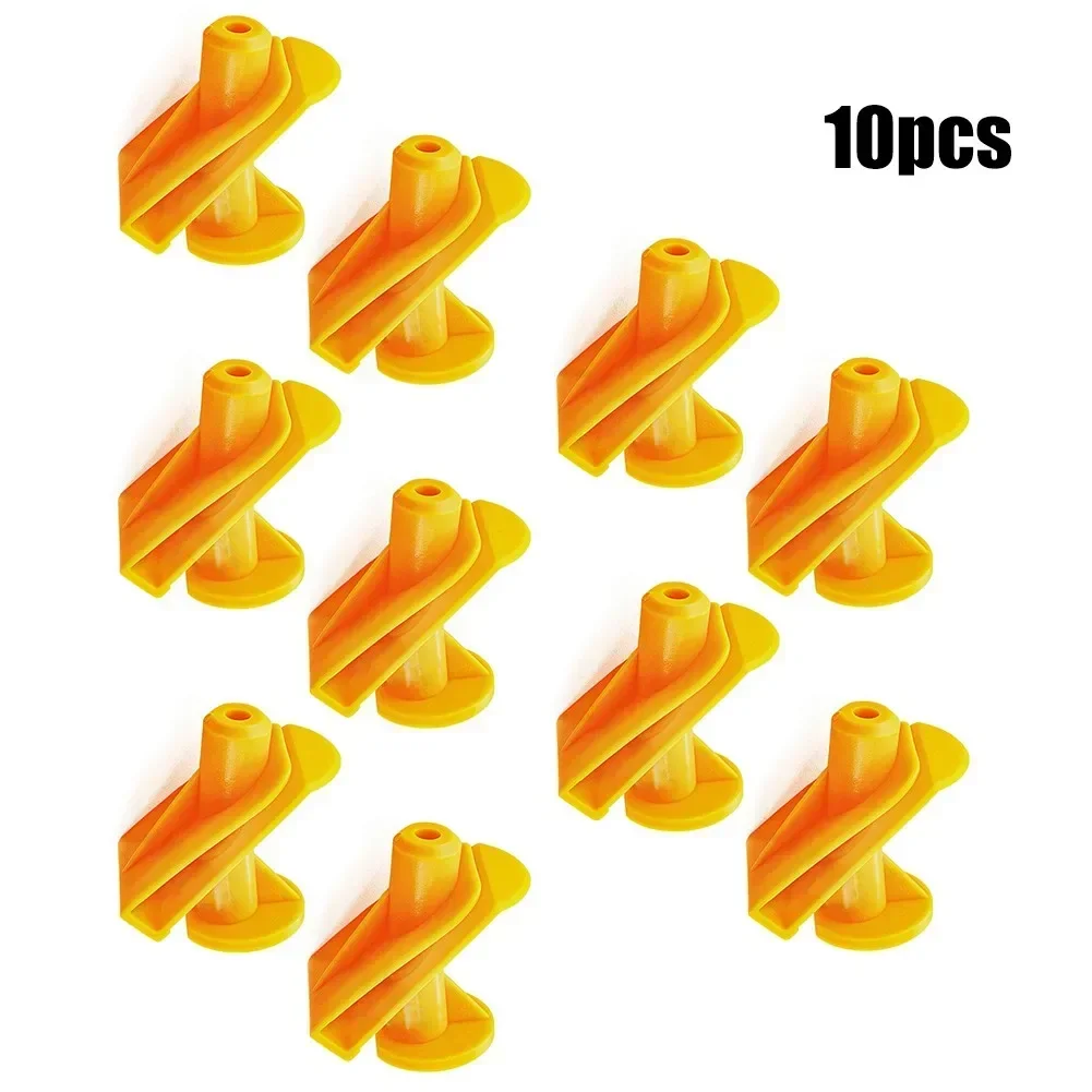 10pcs Engine Undertray & Underbody Shield Clips For Fortwo 450 451 Yellow Plastic Auto Interior Fasteners