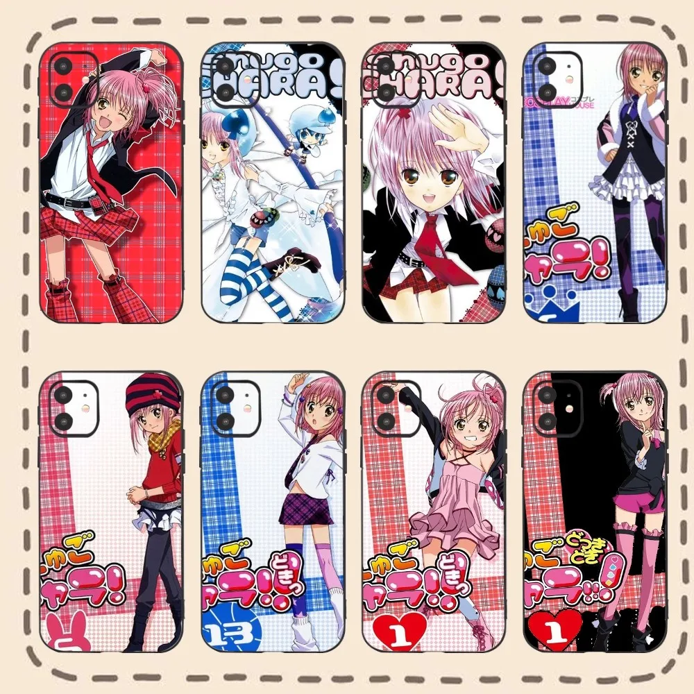 Shugo Chara Phone Case For Iphone 15 11 13 14 16 Pro Max 7 8 Plus X Xr Xs Max Se2020 12mini Cover Case