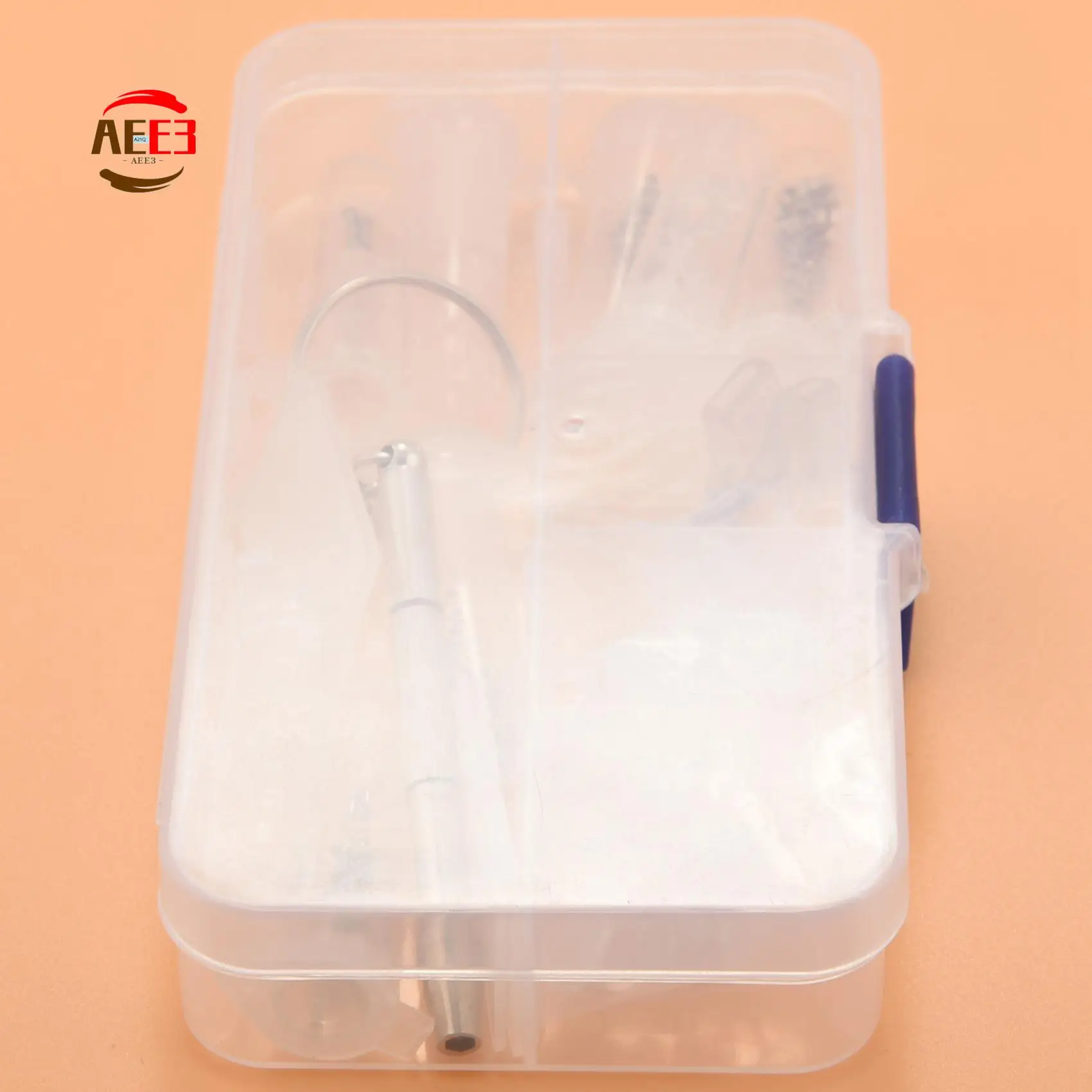 AEE3-Glasses Optical Repair Tool Assortment Kit Screw Nut Nose Pad Set Durable Eyeglass Assortment Kit Set