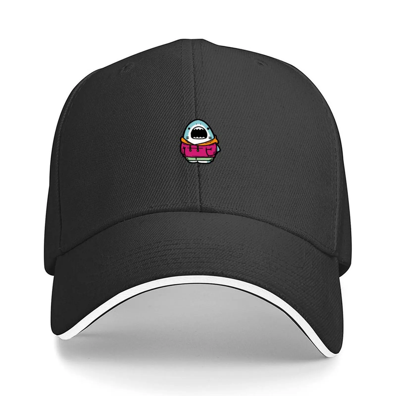 

Shark in a hoodie Baseball Cap sun hat summer hat designer cap Gentleman Hat Girl Men's