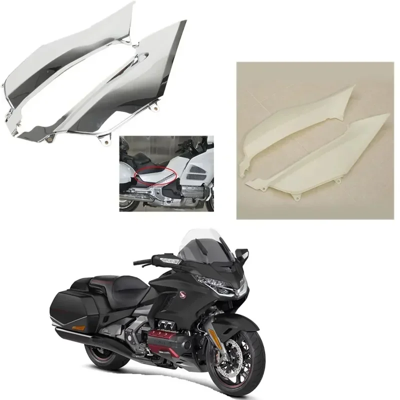 For Honda Gold Wing GL1800 GL 1800 2012-2015 2013 2014 Unpainted/Chrome Motorcycle Accessories Mid Frame Cover Fairing Motor