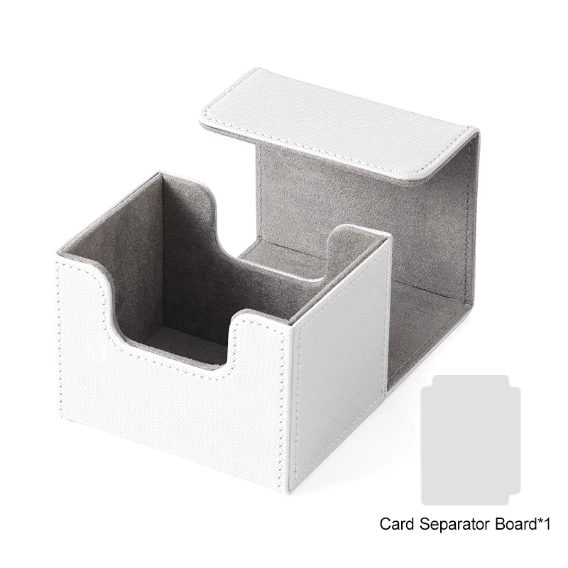 Boite Rangement Carte,Boîte de Rangement Carte Magic,Boîte de Rangement Peut Contenir Jusqu'à 1800 Cartes,Boîte de Rangement Magnétique cuir PU pour Cartes Magic Commander TCG