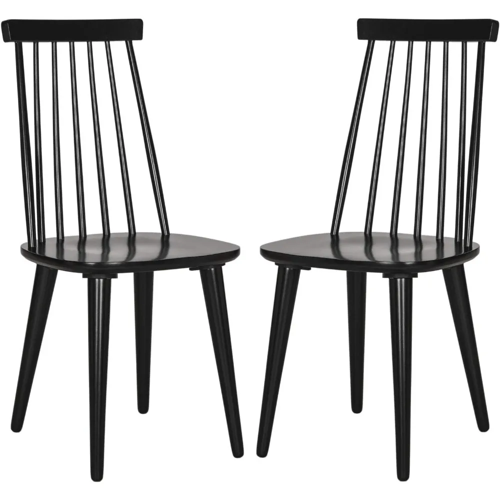 

Country Farmhouse Wood Chair, Black Spindle, Side Chair, Chairs for Living Room, Garden Furniture, Free Shipping, Set of 2