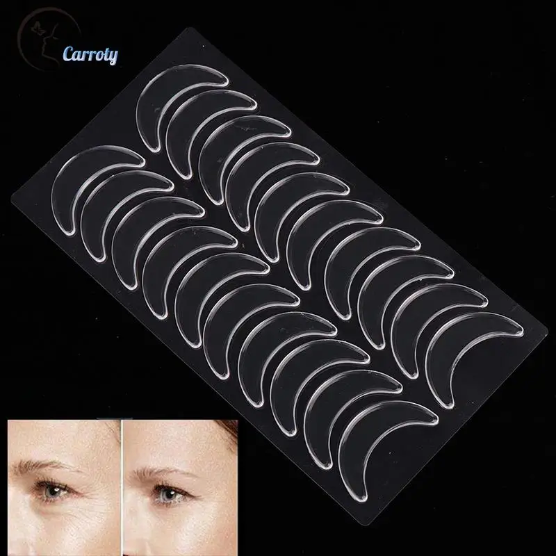 10 Pairs Reusable Waterproof Silicone Anti-Wrinkle Eye Pads Patches Stickers Eye Skin Care Pads