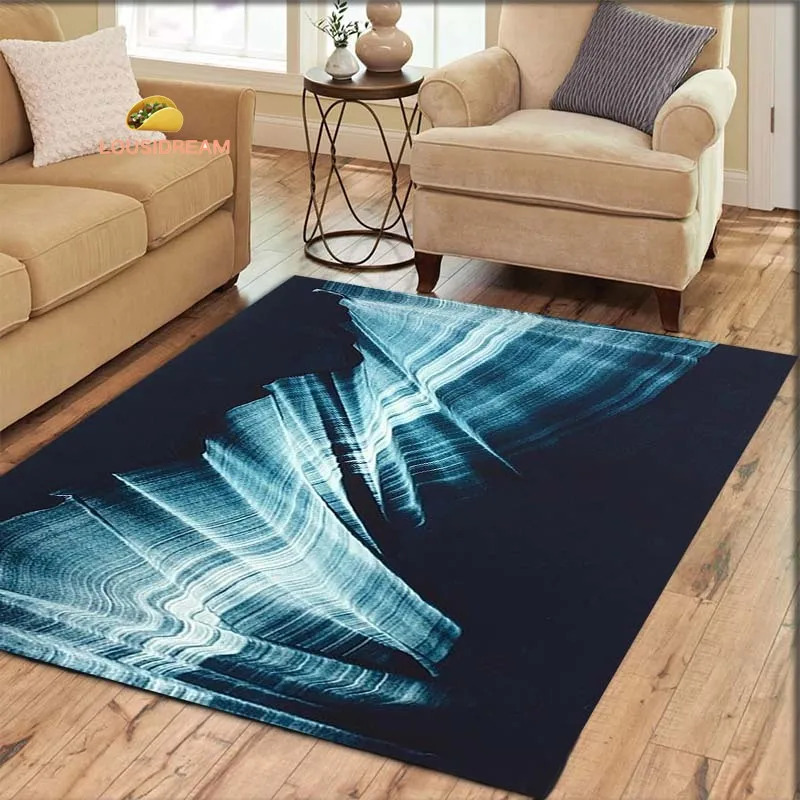 Beautiful Strokes Living Room Bedroom Beautiful Carpet Non-slip Carpet Photography Props Birthday Gift Room Carpet Picnic Rug