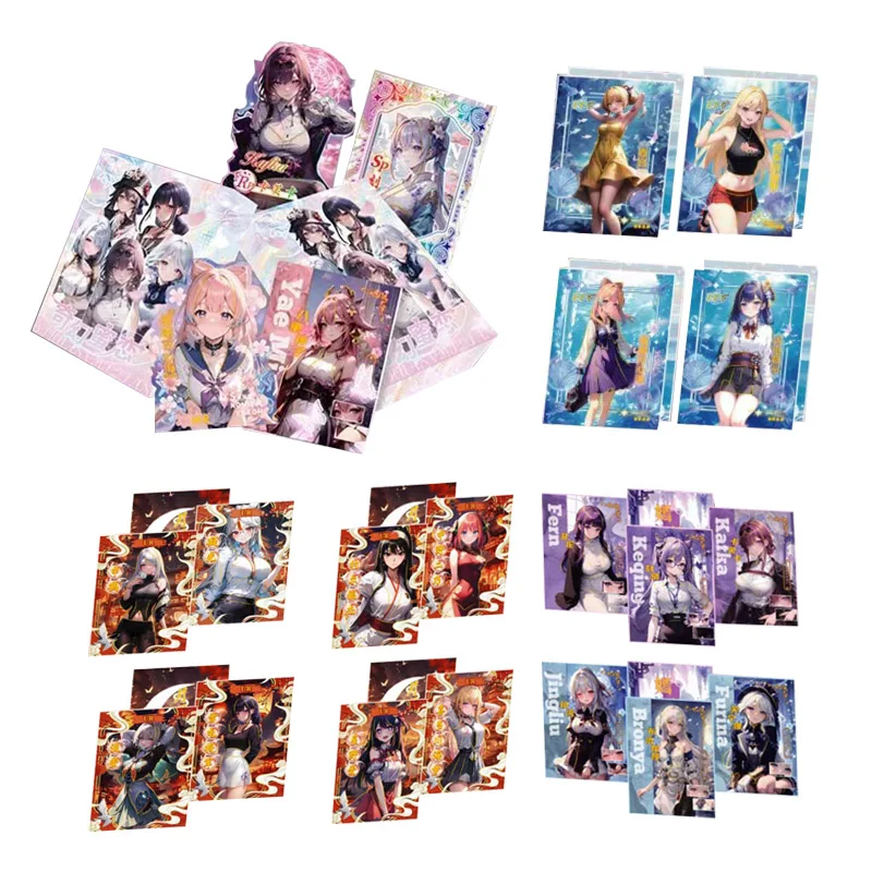 

Goddess Story Collection Card Fantasy Love Exquisite Beautiful Girl ACG Anime Board Game Playing Collectible Cards