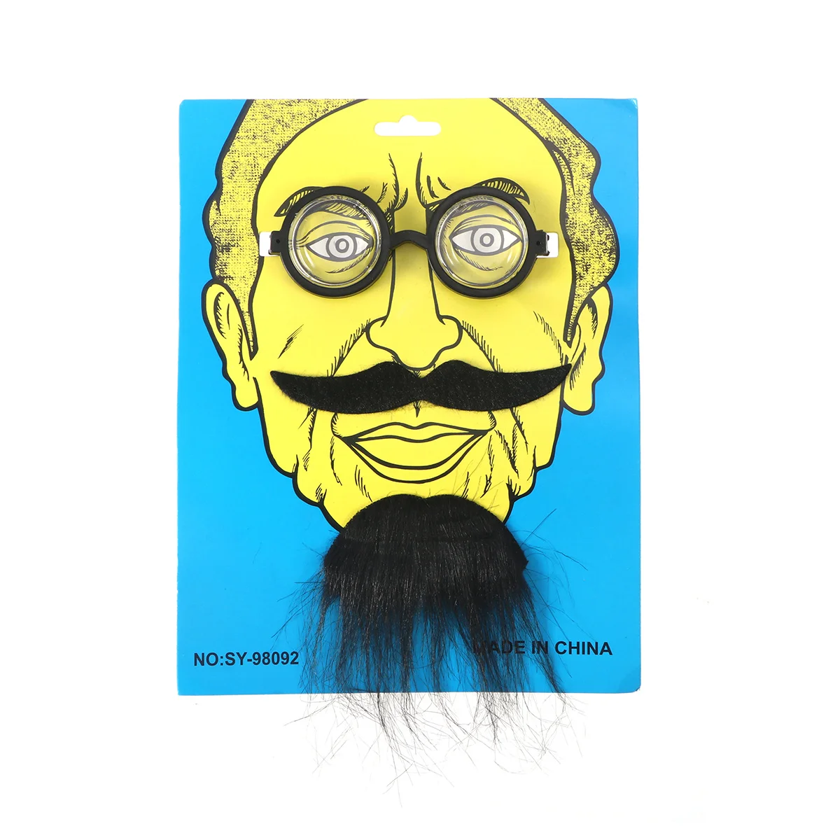 피부 친화적인 접착제 콧수염 의상 블랙 D 스타일 할로윈 파티 소품 성인을위한 재미있는 액세서리 어린이