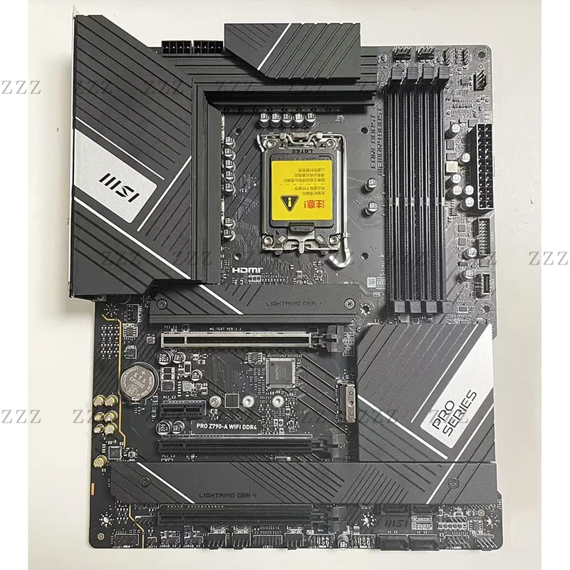 ZZ For MSI PRO Z790-A WIFI DDR4 Motherboard LGA 1700 DDR4 +DP ATX Mainboard Motherboard