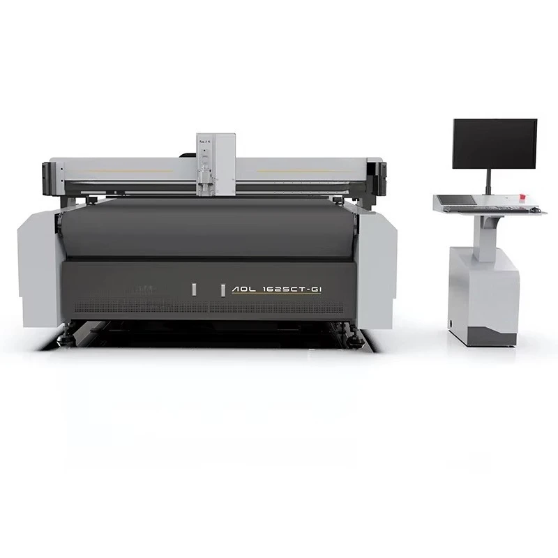 Jinan AOL 1625 Apparel and Textile Machinery Automatic Round Knife Fabric/cloths/toys/home Textile Machine