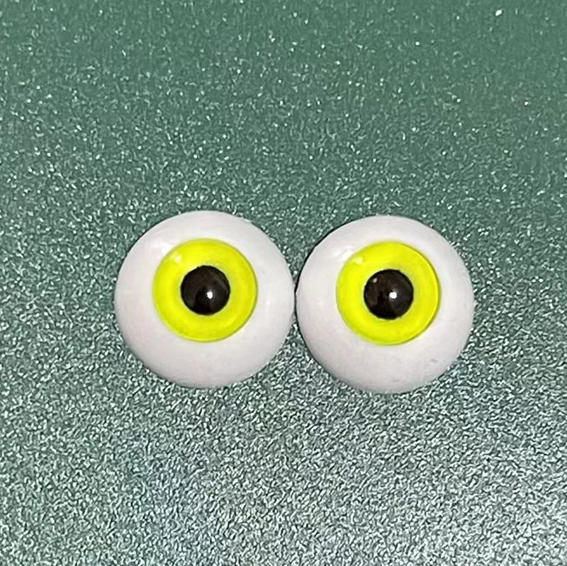 2 Pairs 12mm/14mm Eyeball DIY Toy Eye 1/6 Bjd Doll Eyes Plush Animal Eye Accessories Doll Eyeball BJD Eyes