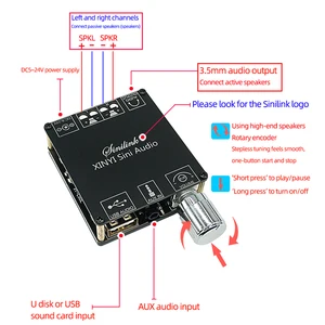 2*50W Bluetooth 5.0 Bộ khuếch đại công suất Lớp D Audio 10W ~ 200W HIFI STEREO MUNTER MUSTER MUSTER Ứng dụng âm thanh USB ... 12 Bộ khuếch đại bán hàng chính 10 Watts - №4