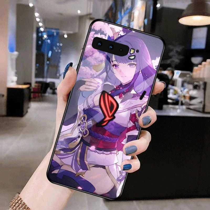 For Asus ROG 3 Case Tempered Glass Back Cover For ROG 9 8 7 5 5S 3 Glass Case For ROG Phone 3 Protective Shell ROG3 Hard Cases - view 3