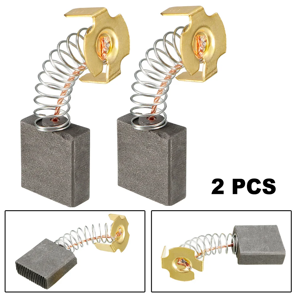 2Pcs Carbon Brushes Set 18x17x7mm For Electric Motor Circular Miter Saws Hammer Drill Blower Angle Grinder Power Tool