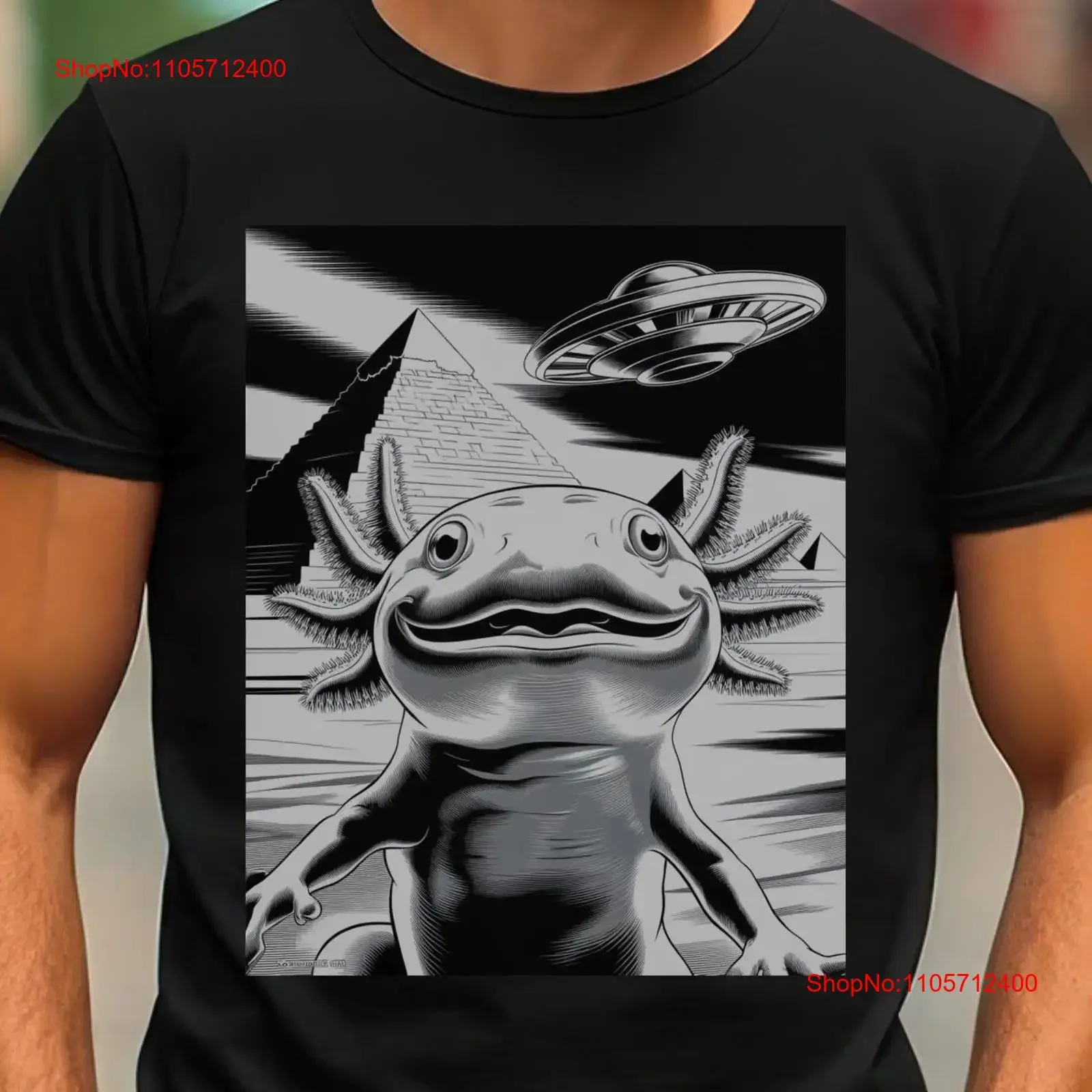 Axolotl Animal Selfie Ufo Vintage 90s Style T Shirt Retro Funny Meme Alien Gag AdulT Y2k MORE COLORS vintage Washed Soft