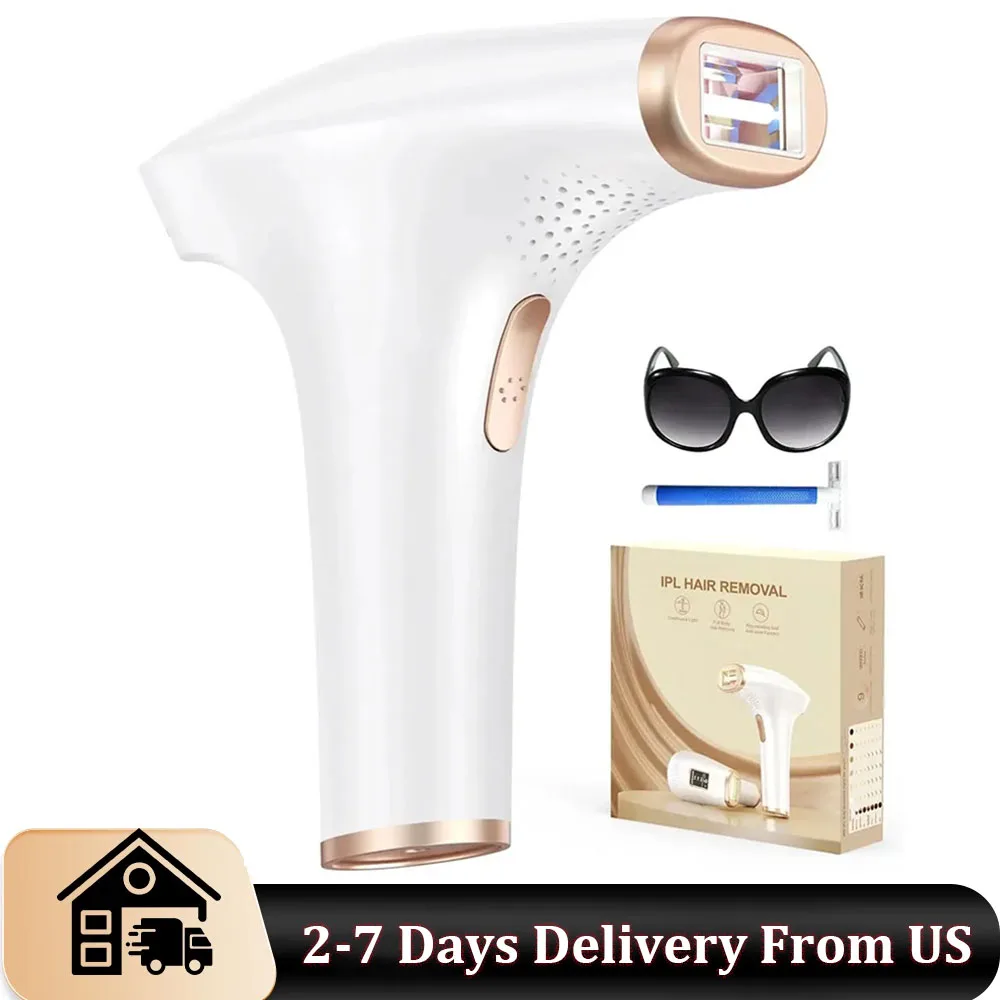 IPL Hair Removal 999900 Flashes Safe Permanent Painless Epilator Face Body Arms Leg Whole Body Treament For Men Women Home Use