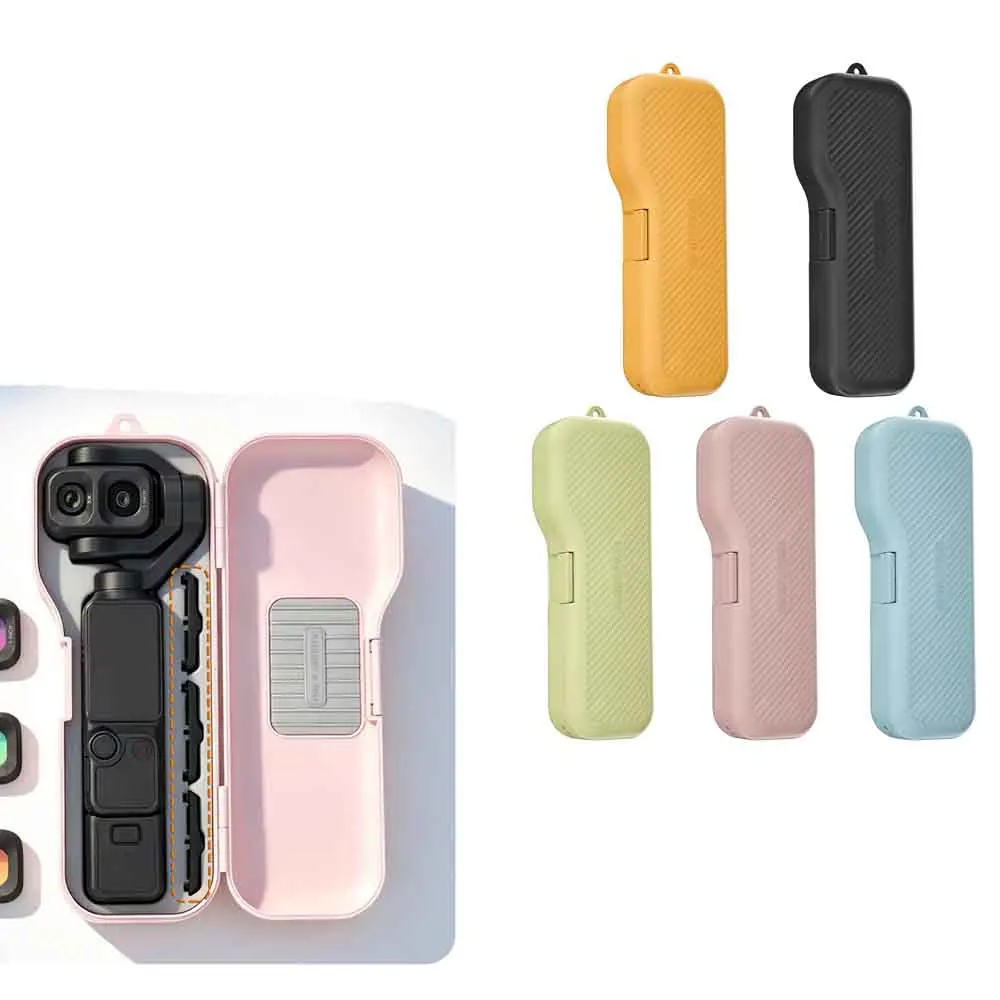 for DJI Osmo Pocket 4Pro Camera and Filter Storage Box Integrated All Inclusive Shock‑Absorbing Flip‑Cover Protective Case