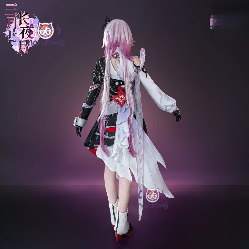 

March 7th Game Honkai：Star Rail Cosplay Costume New Women's Lolita Dress Wig Accessories Prop Set Halloween Party Uniform S-XXL