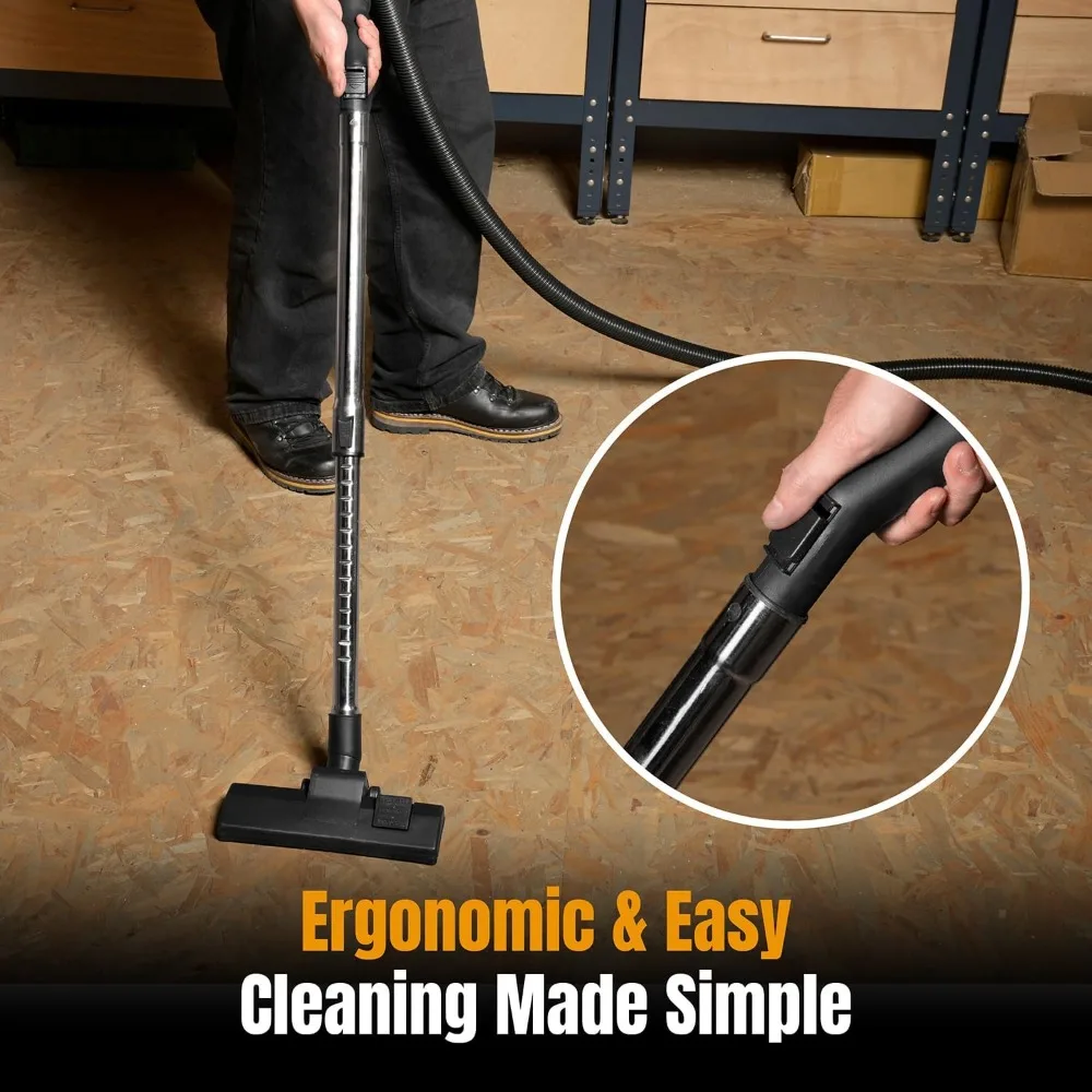 Kit di accessori per aspirapolvere umido e secco da 5 pezzi per la pulizia dell'officina con ingresso da 2-1/4 pollici