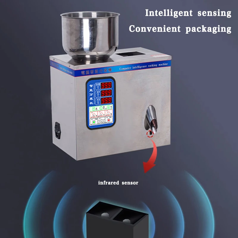 Tea Leaf Filler Particle Powder Black Tea Racking Device-200/99g Filling and Weighing Machine Automatic Packing Machine