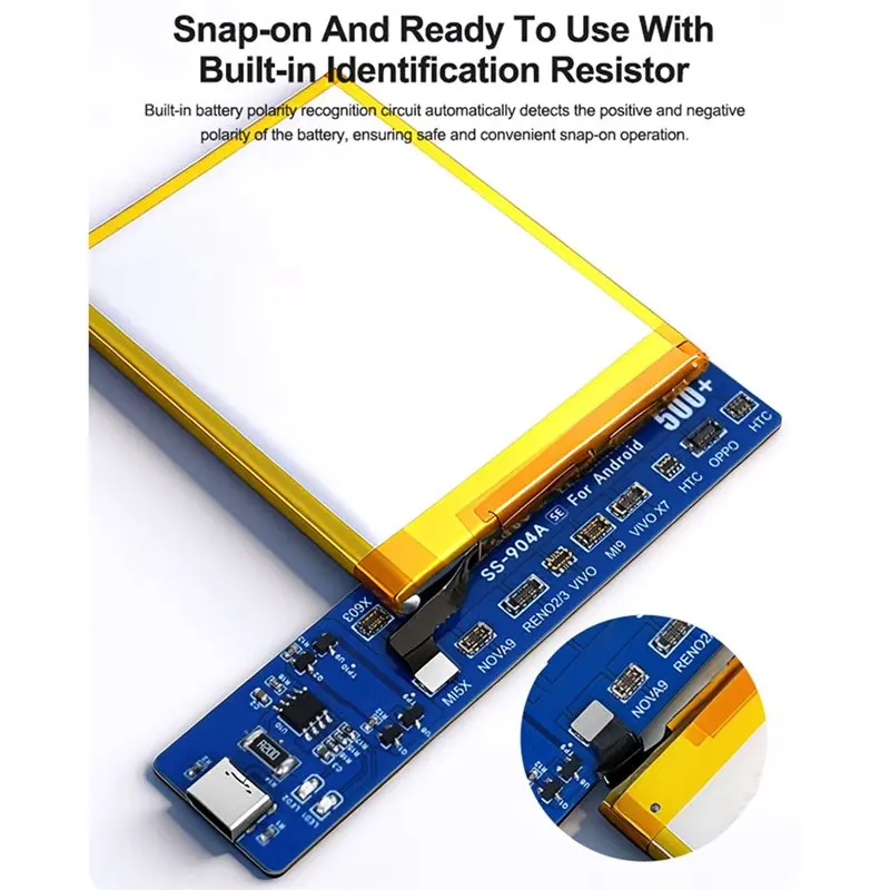~【A48T HOT】SS-904A SE Universal For Most Mobile Phone Models Battery Activator Board With Auto Polarity Android Repair Tool