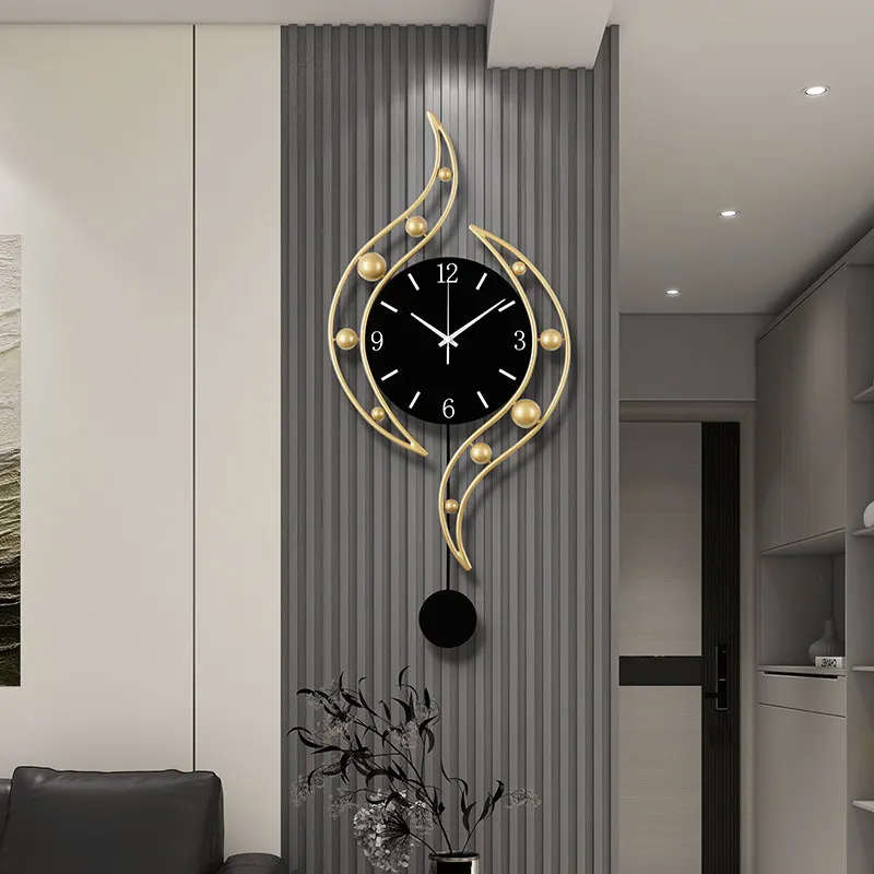 Clock Living Room Wall Clock Home Clock Modern And Simple Popular Quartz Reloj Digital De Pared Online Celebrity Watch