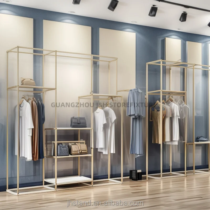 customized.Luxury Lady Clothing Store Interior 3D Showroom Design New Shop Custom Professional Designer Mobile Clothes Sho