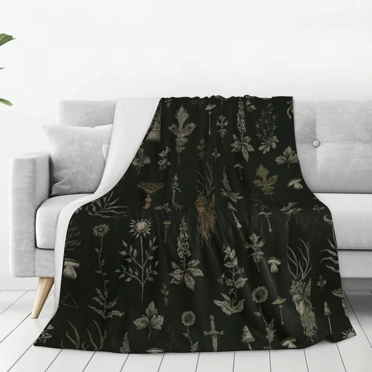 Forest And Field Guardian Blankets Fleece Lightweight Sofa Throw Blankets For Couch Bedding Travel Throws Bedspread Quilt