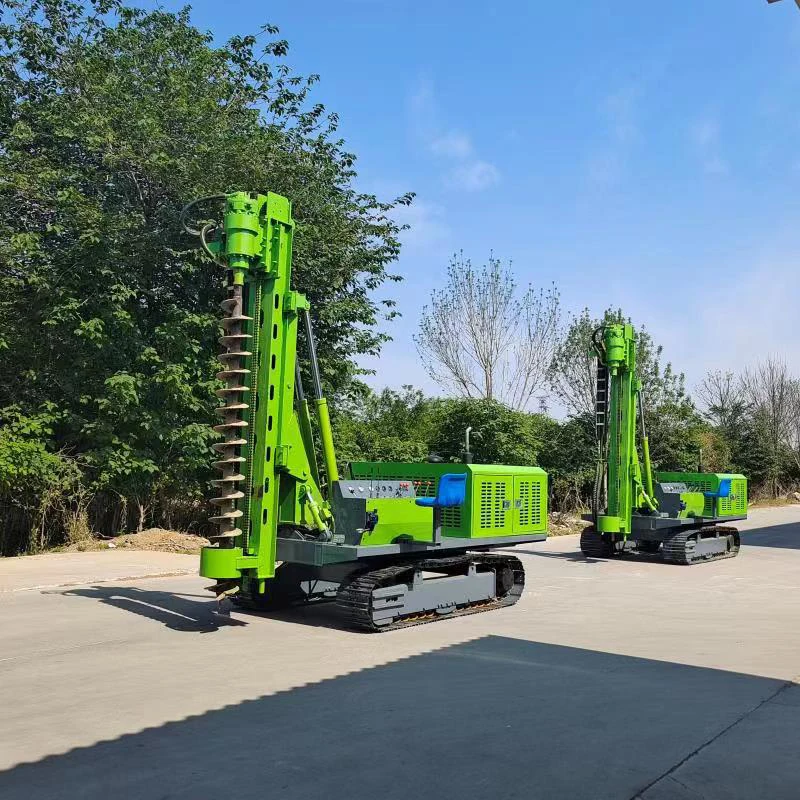 

400R Photovoltaic Pile Driver For solar project Hydraulic ramming blasting brand new solar pile driver machine