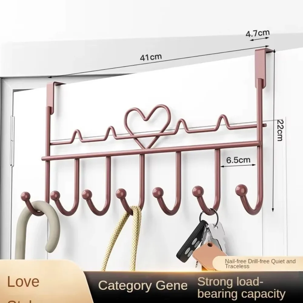 New No Punch Door Storage Hook Universal Household Home Storage Rack Multifunction Traceless Wall Hanger Hook