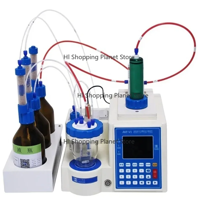 AS-TM E203 Volumetric Me-thod Automatic Ka-rl Fischer Volumetric Water Content Titr-ator Moisture Ana-lyzer (0.001%-100%)