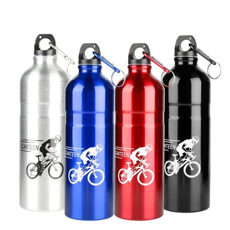 

Bicycle Aluminum Water Bottle, MTB Bike Water Cup, Outdoor Cycling Sports Kettle with Climbing Buckle, Riding Equipment, 750ml