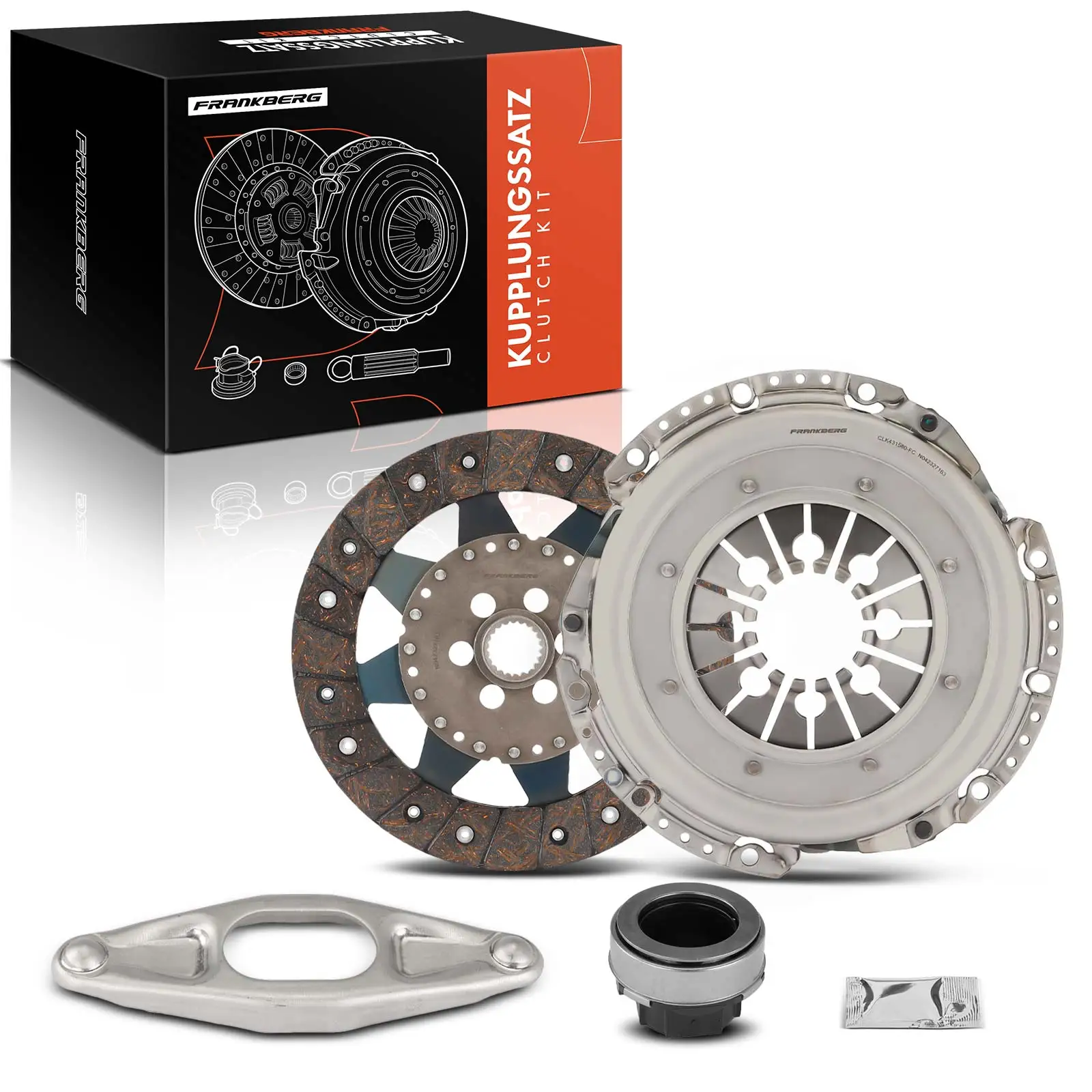 Frankberg 1x Clutch Kit voor BMW 1 Serie E87 3 Serie E46 E90 3 Serie Cabrio E46 E93 E46 E46 E92 E46 E91 E60 F11 E63 E64 E84 E83 21517564027