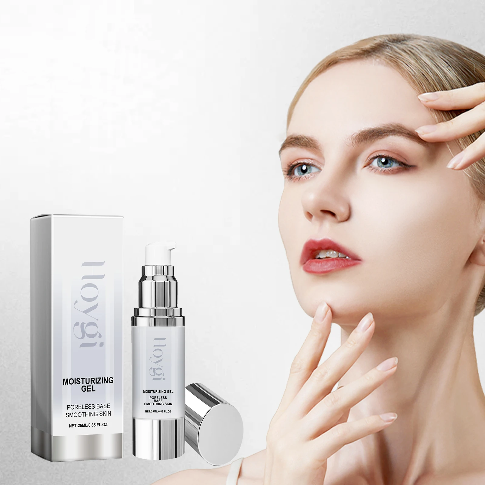 برايمر للوجه، مكياج مسام غير مرئية للتحكم في الزيوت، خطوط رفيعة ناعمة لتفتيح تصحيح لون البشرة، برايمر مرطب منعش