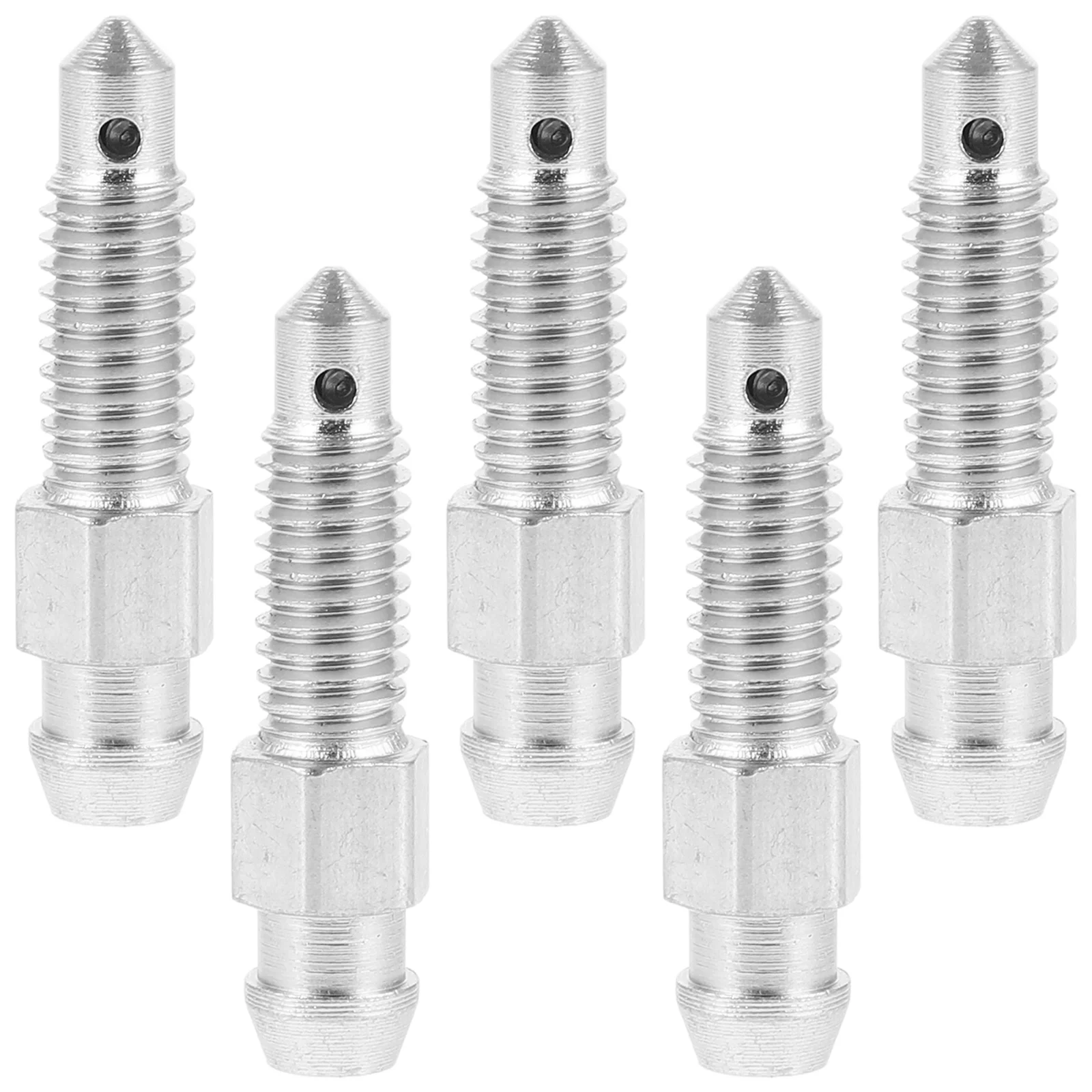 5 Pcs Bleed Screw Fork Air Bleeder Relief Motorcycle Valve Pressure Metal Front