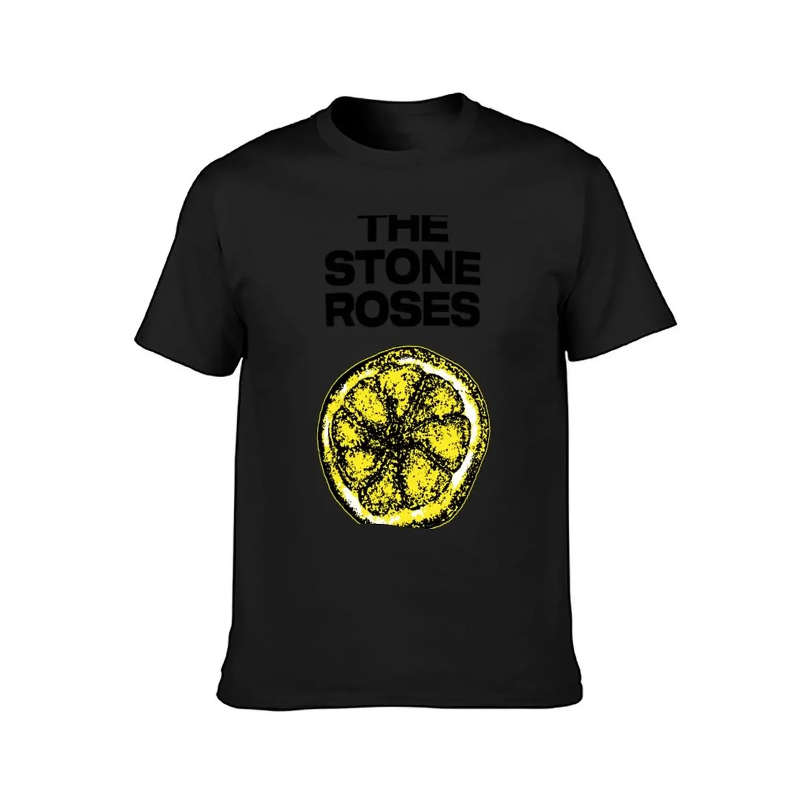 Stone Roses Merch The Stone Roses TSR Lemon Ringer T-Shirt shirts graphic Short sleeve tee Men's t shirts